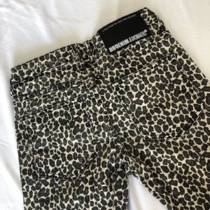 DR DENIM - leopard print jeans